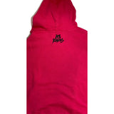 Hot Pink Raka Kid Embroider Hoodie